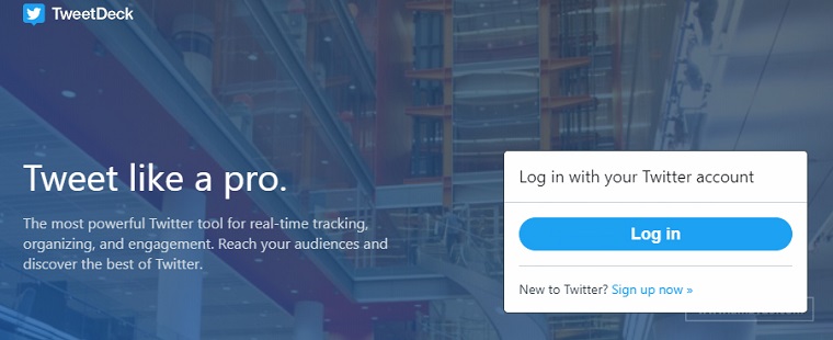 Twitter账号管理工具TweetDeck