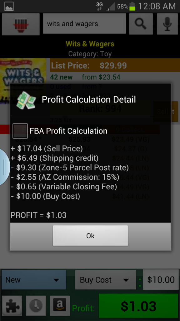 Profit Bandit产品研究工具