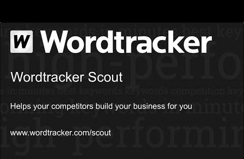 Wordtracker Scout关键词工具使用方法