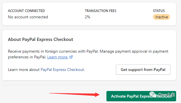 如何在 Shopify 后台启用 PayPal 收款？