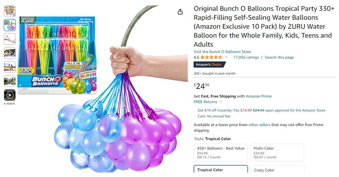 夏季热销爆款Bunch O Balloons水气球，TRO案件频发！躺着也中枪？