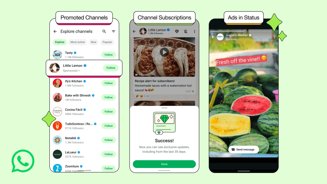 WhatsApp 广告新生态