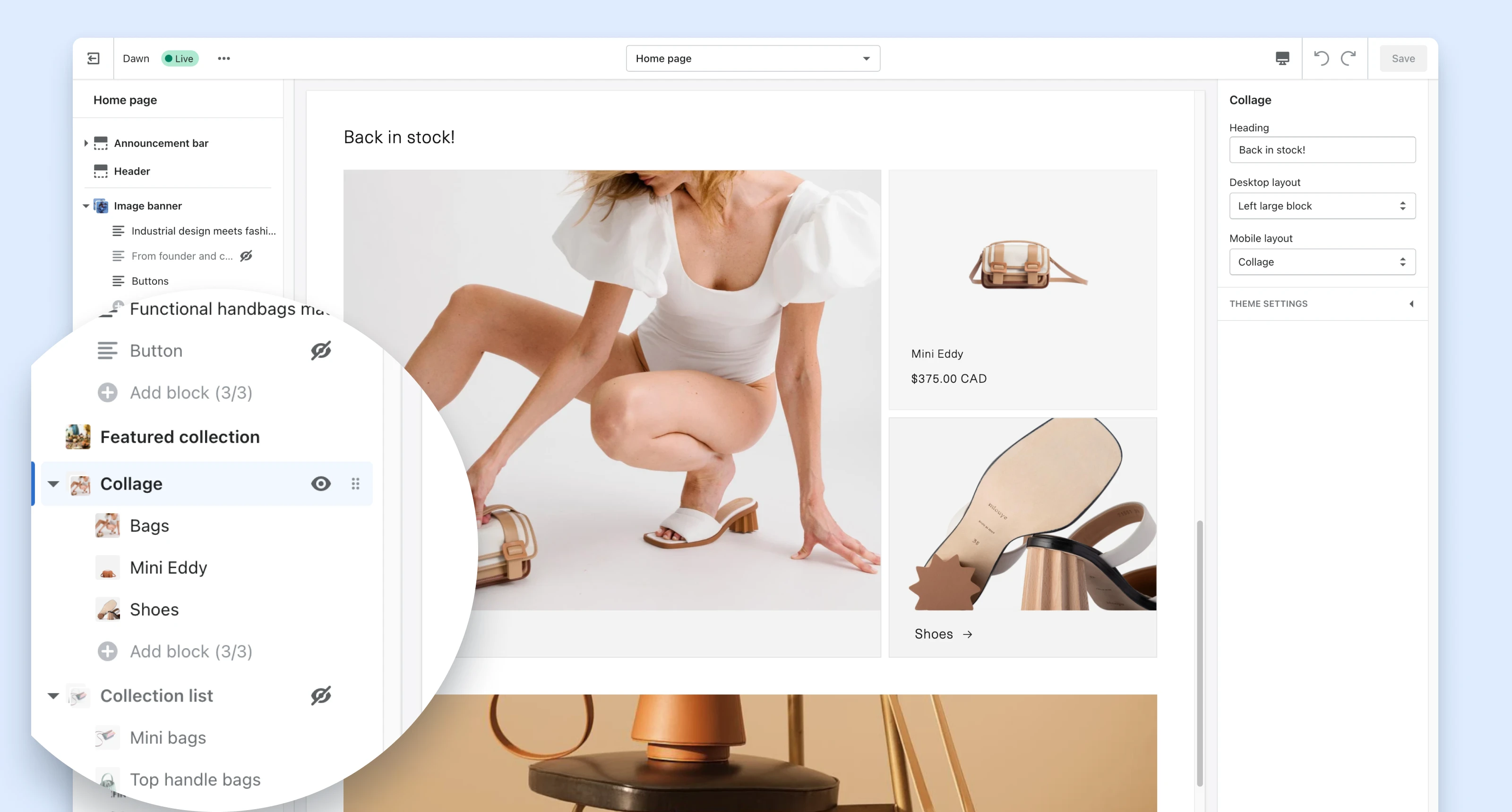 平台动态 | Shopify 主题模板更新：灵活的移动端优先主题 Dawn 上线
