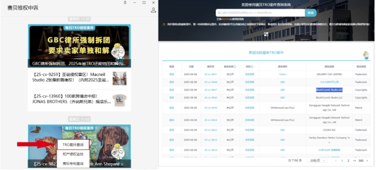 上周50+TRO案件突袭，芭比/不爽猫/丹迪世界集体维权，圣诞/万圣版权埋雷，人造植物/挂钩专利全在列！