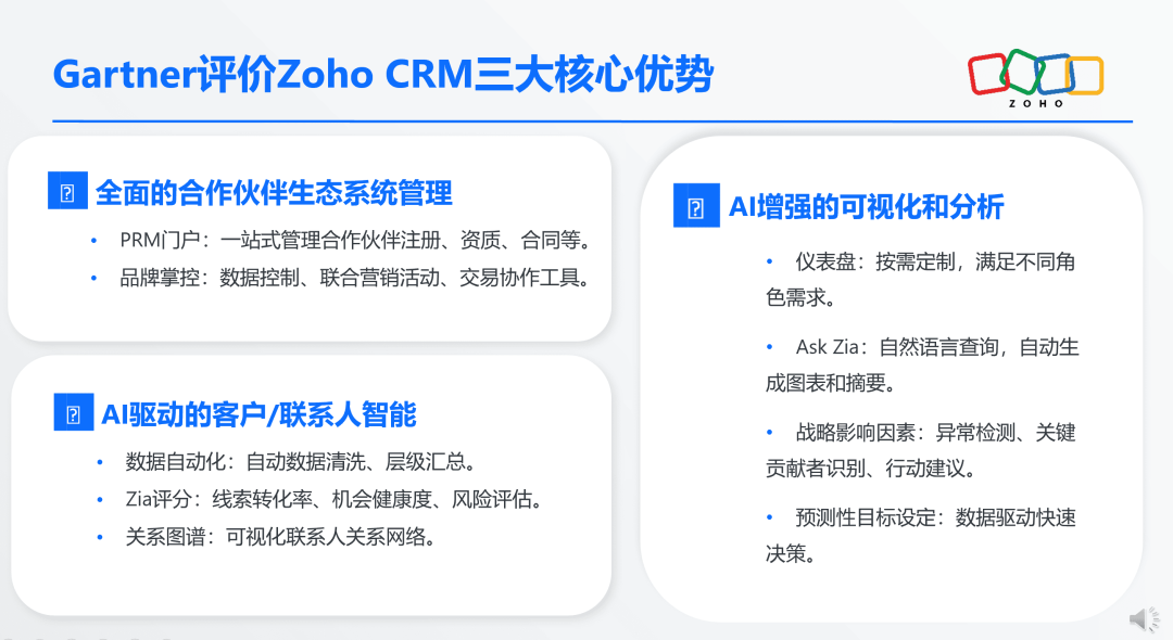 Zoho CRM优势