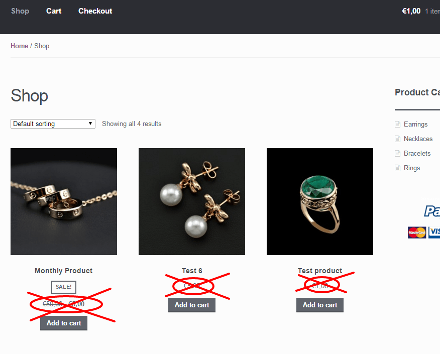 WooCommerce 教程：在商店和类别页面上隐藏价格