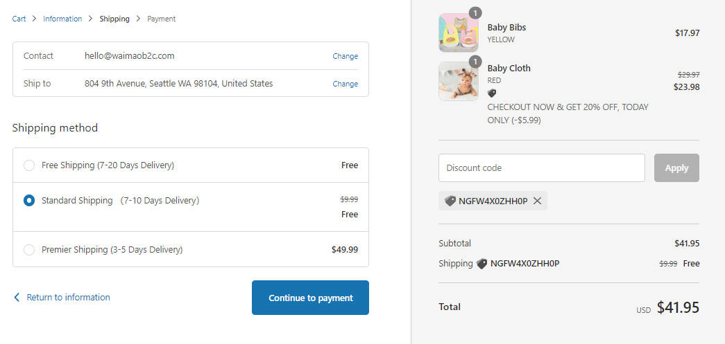 图片[27]-Shopify 独立站折扣码 Discount Code 设置教程 |  | WaimaoB2C- | WaimaoB2C