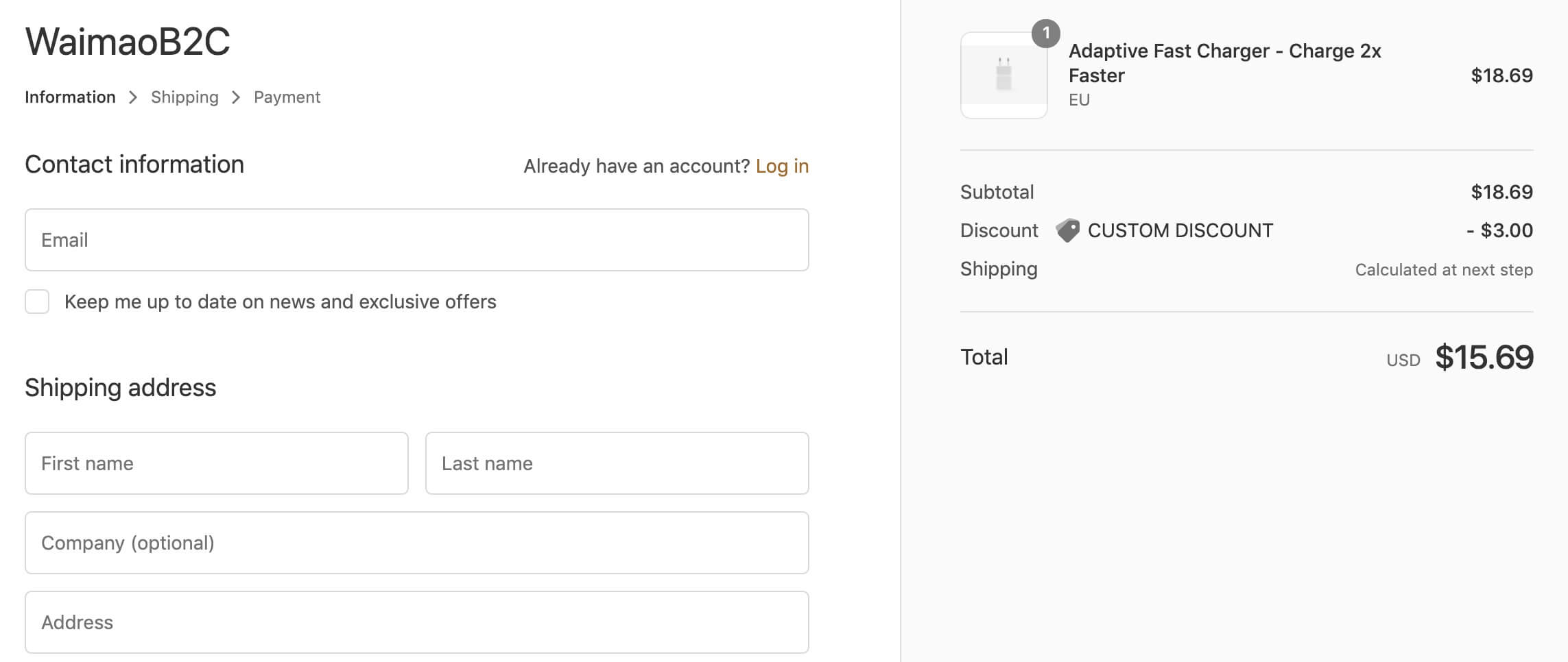 Shopify草稿订单