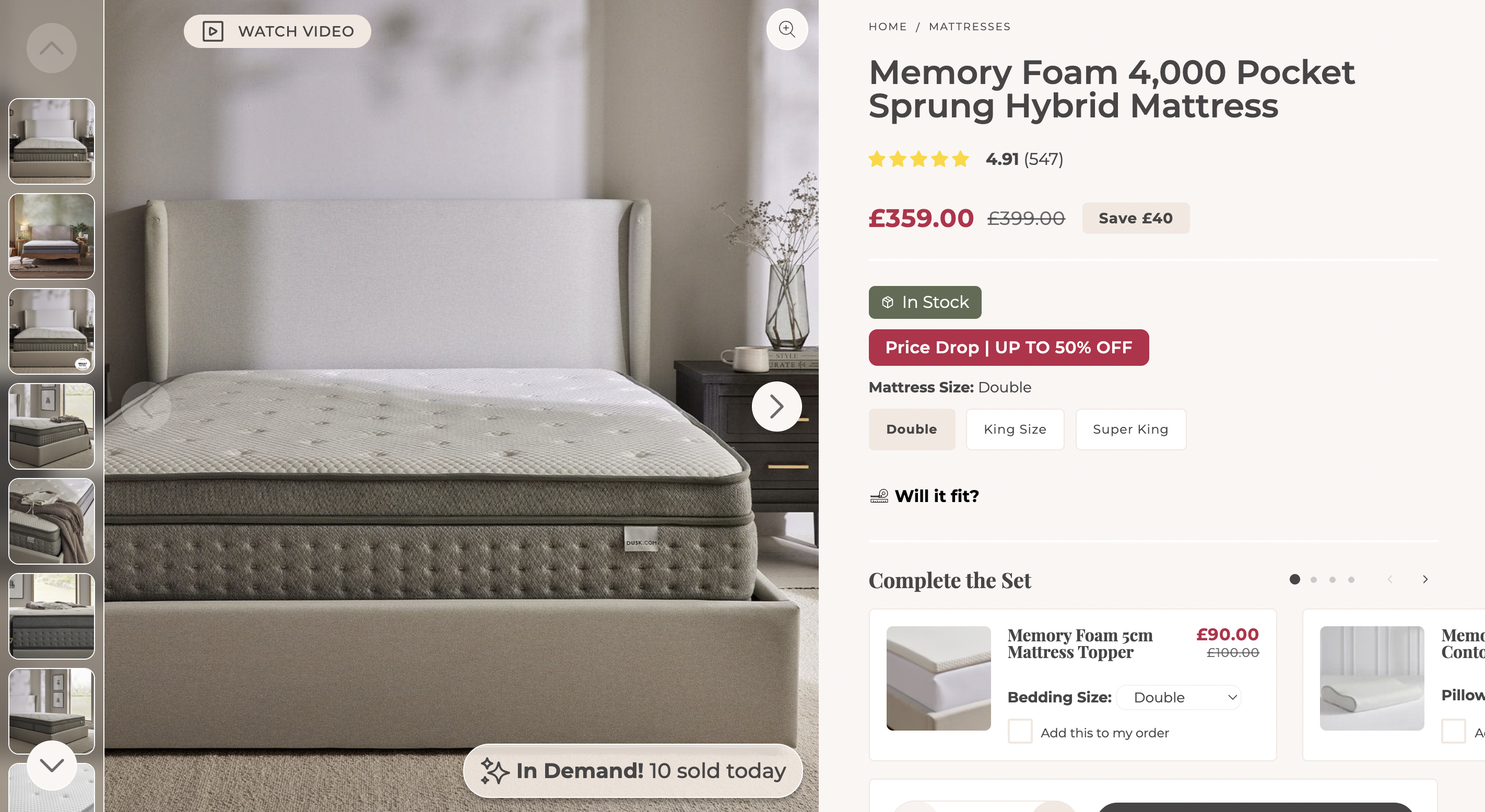 1年完成95万笔订单！英国床垫品牌Dusk靠“性价比”抢占市场