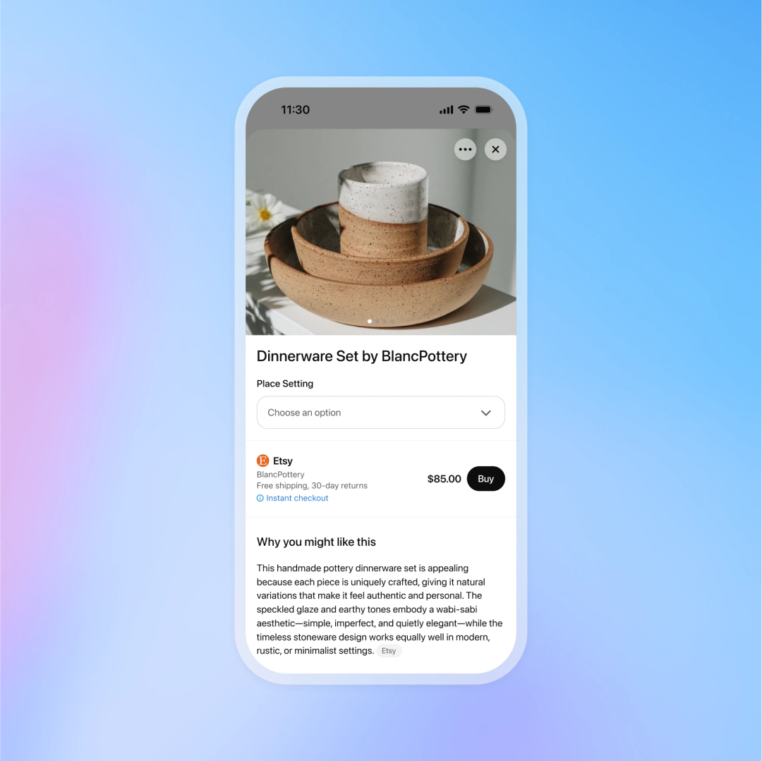 重磅!Shopify 商家将能够通过 ChatGPT 对话直接进行销售~