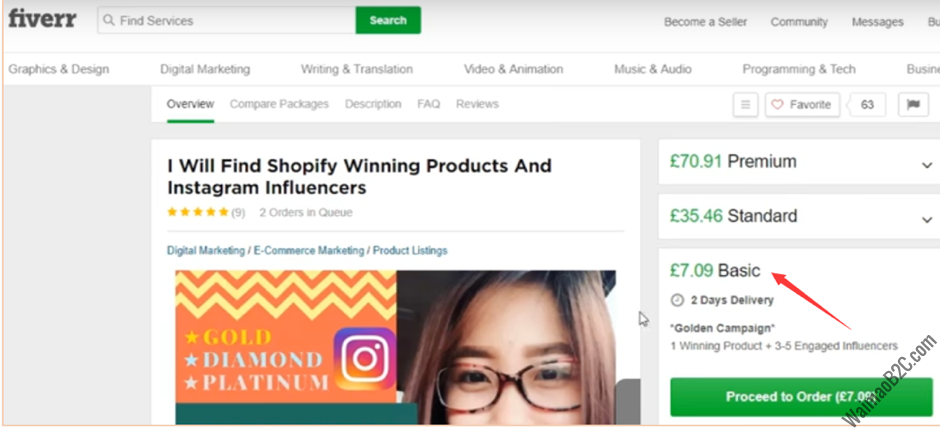 Shopify选品 - 如何使用Fiverr的外包服务为独立站Shopify选品