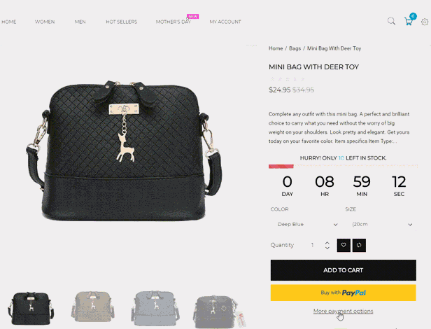 Shopify产品页面添加PayPal以及Buy Now按钮