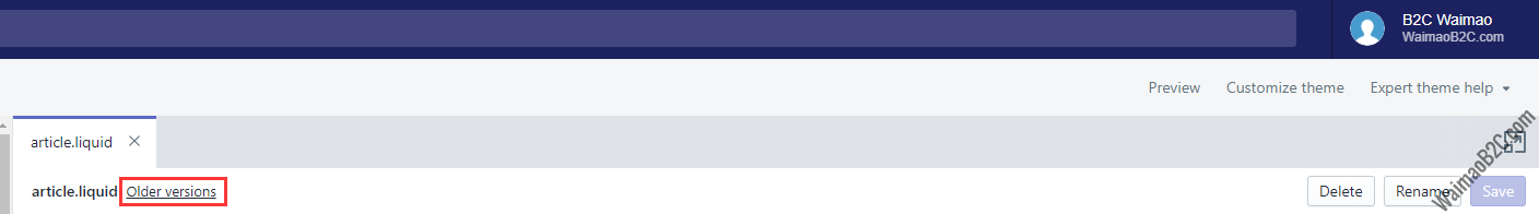 图片[10]-Shopify产品页面添加PayPal以及Buy Now动态付款按钮的设置 |  | WaimaoB2C- | WaimaoB2C