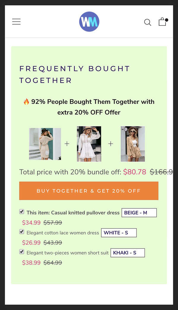 Shopify插件 Frequently Bought Together Upsell 设置